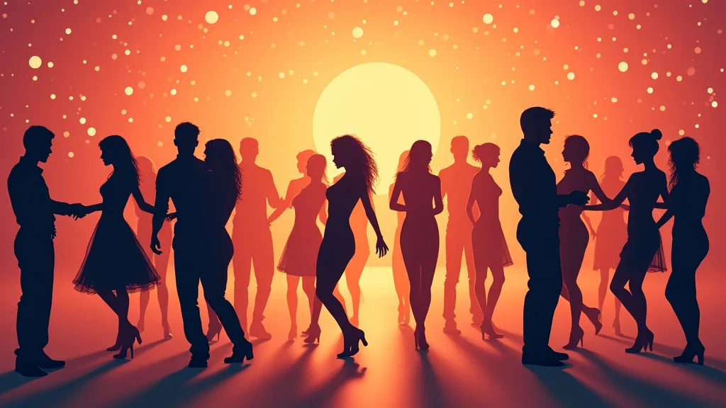 The image shows nine charming ladies dancing, representing clip art options for creative projects.