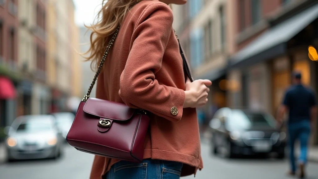 The image shows a collection of stylish ladies shoulder bags in various colors and materials.